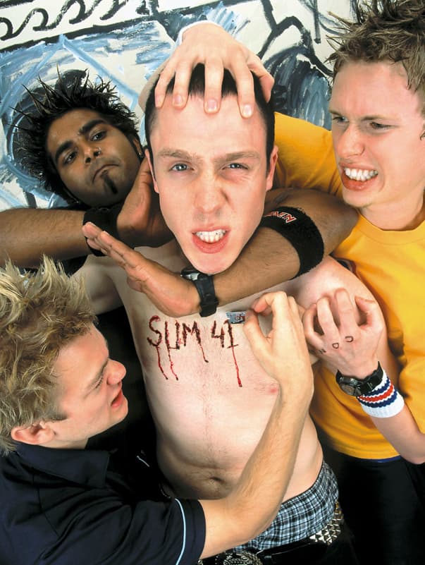 Sum 41 Chart magazine cover image